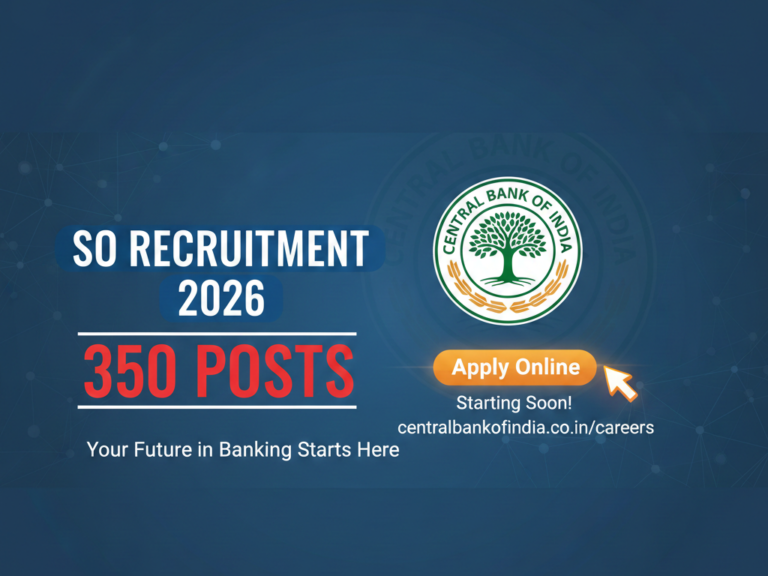 ಇಂಡಿಯನ್ ಬ್ಯಾಂಕ್ ವಿಶೇಷಾಧಿಕಾರಿ ನೇಮಕಾತಿ 2026