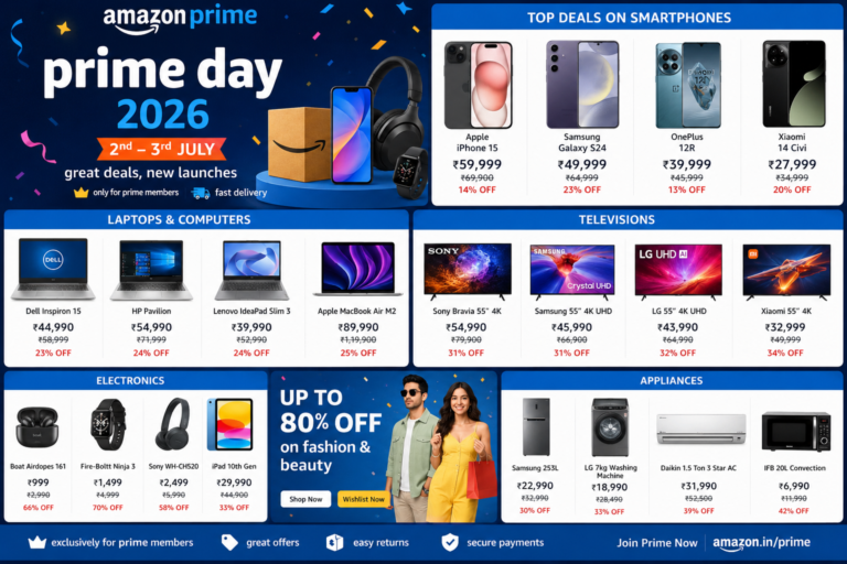 Amazon Prime Day 2026 ಆರಂಭ