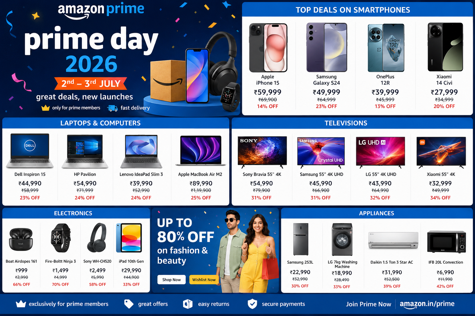 Amazon Prime Day 2026 ಆರಂಭ
